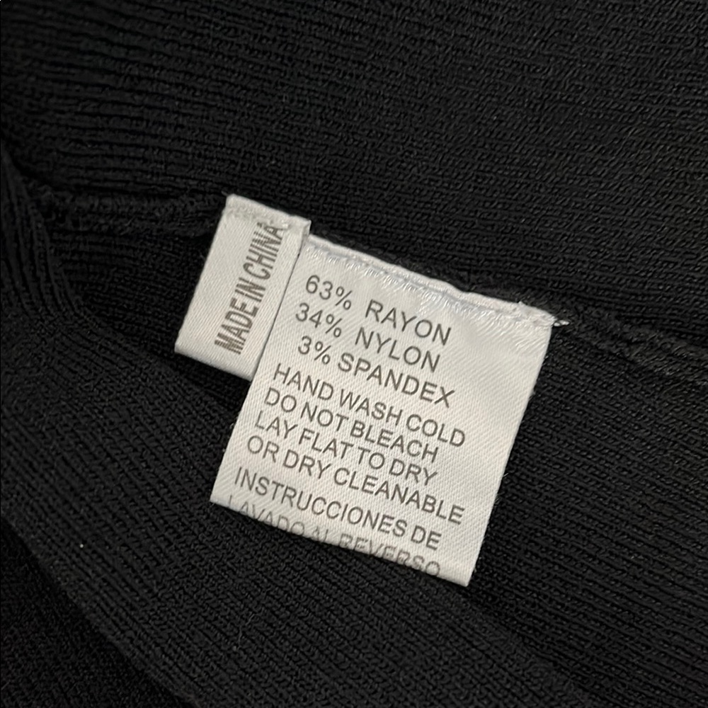 Belldini Black Fitted Sleeveless Polo Tank Top - Picture 6 of 6